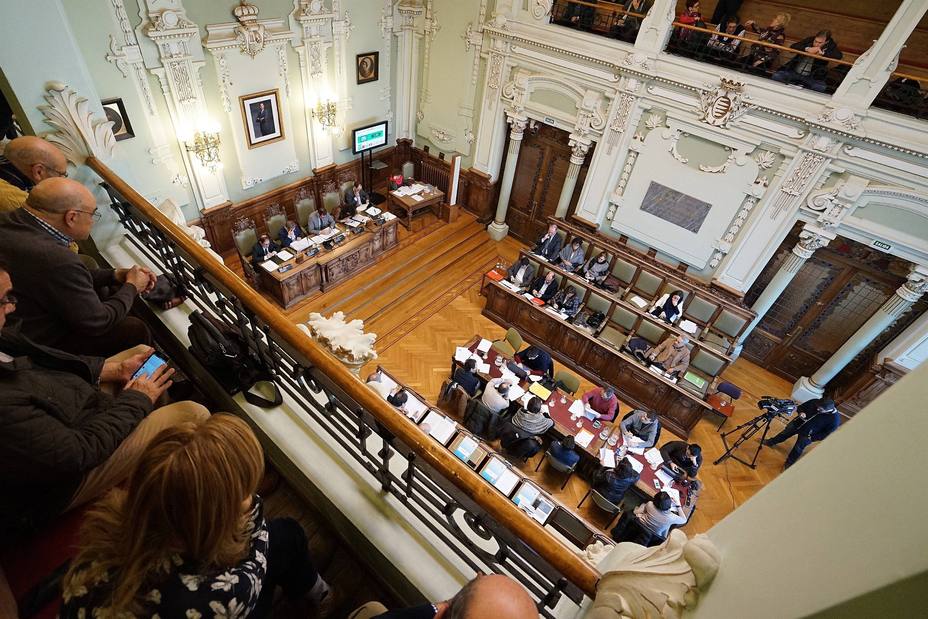Pleno municipal del Ayuntamiento de Valladolid