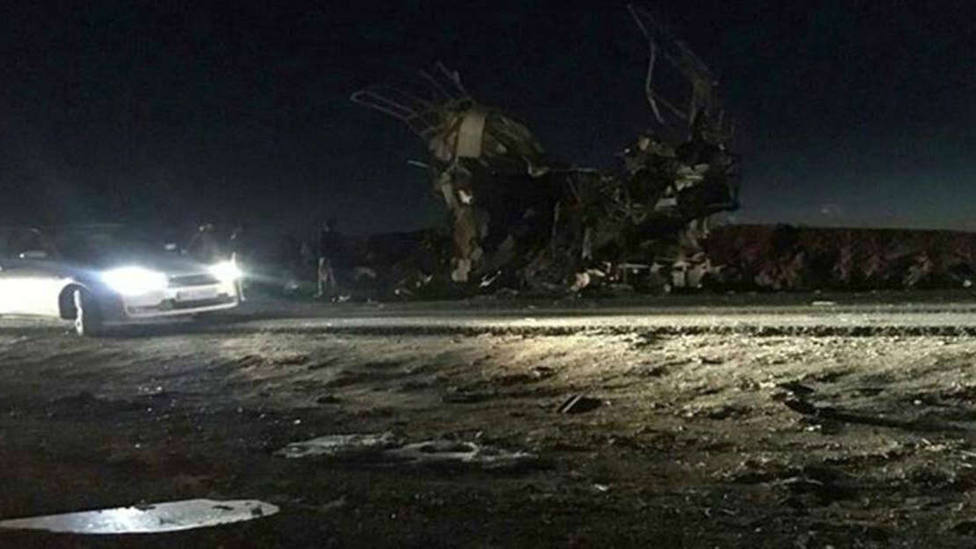 Al menos 20 muertos en Irán en un atentado contra un autobús