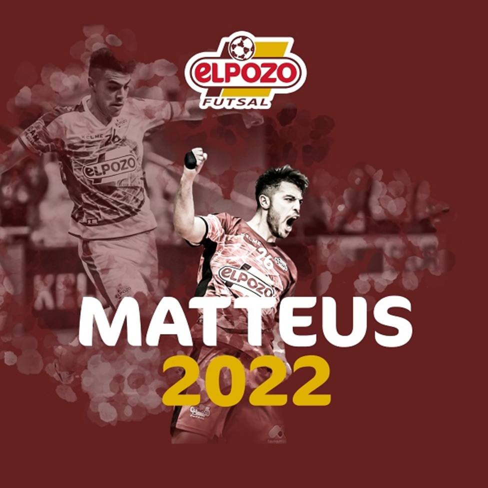 Matteus y ElPozo Murcia FS llegan a un acuerdo para ampliar contrato hasta 2020