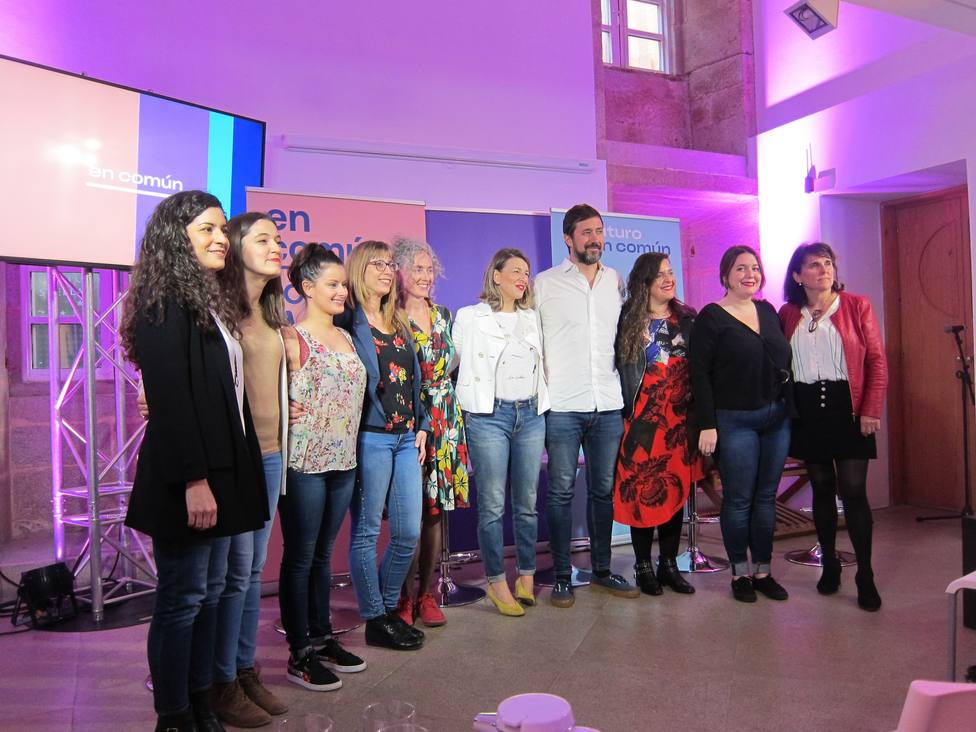 28A.- Los candidatos de Unidas Podemos esgrimen su labor al margen de En Marea: La gente sabe a quién votar