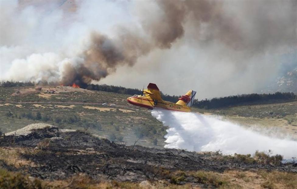 El incendio que acabó con 400 hectáreas en La Granja fue intencionado