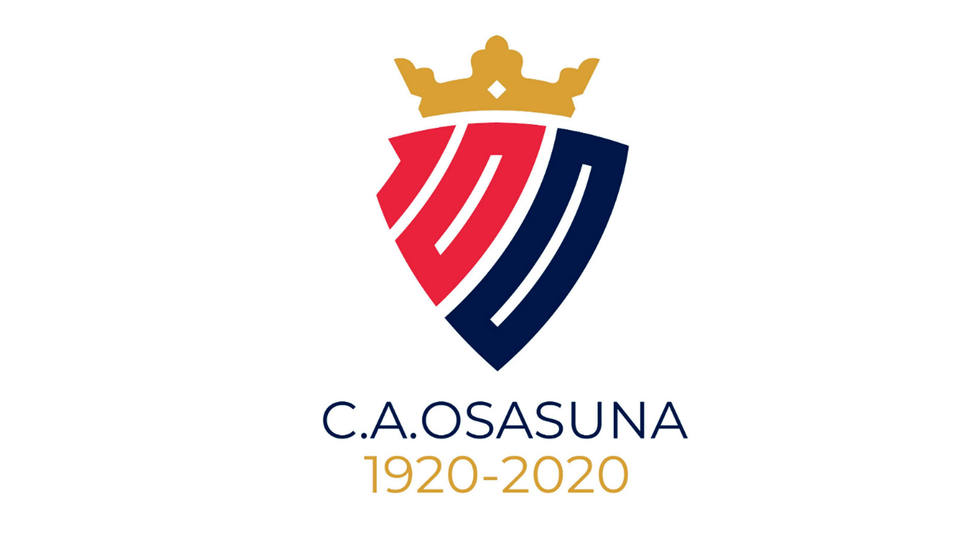 Logotipo del centenario de Osasuna