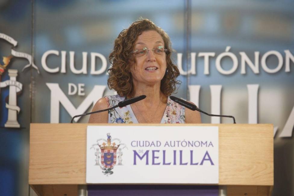 La secretaria general del PSOE en Melilla, Gloria Rojas