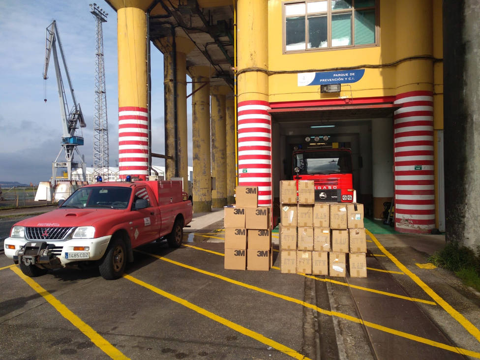 Material preparado en el astillero de Fene para su entrega - FOTO: Navantia