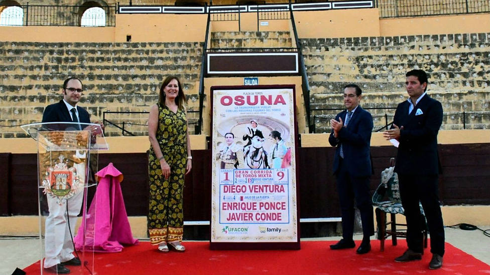 Acto de presentación de la corrida de toros mixta que celebrará Osuna el próximo 1 de agosto