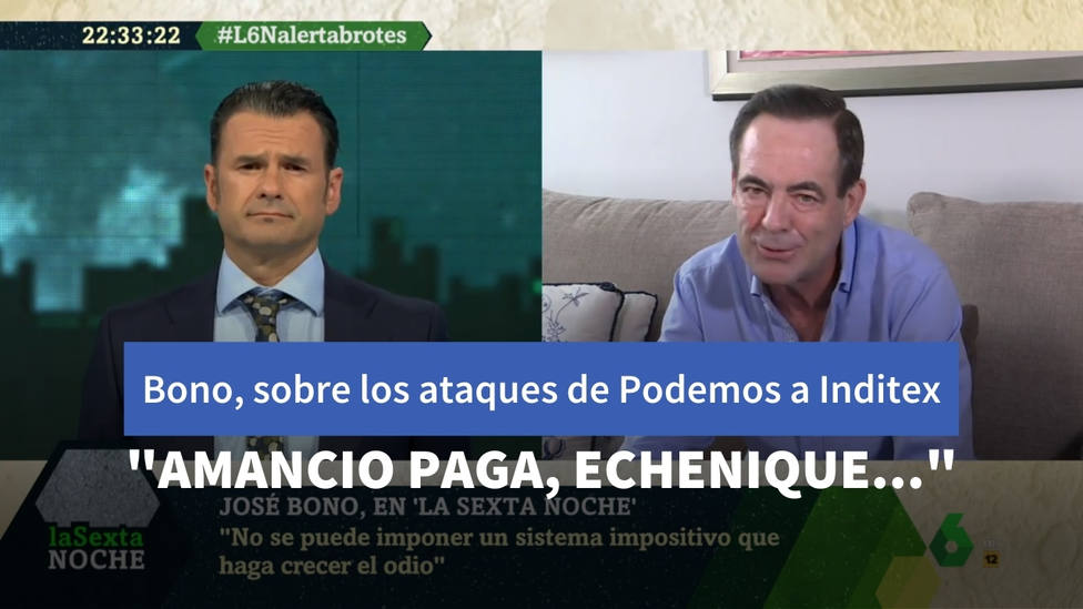 José Bono desmonta los ataques de Podemos a Inditex: “Amancio paga la seguridad social, y Echenique…”