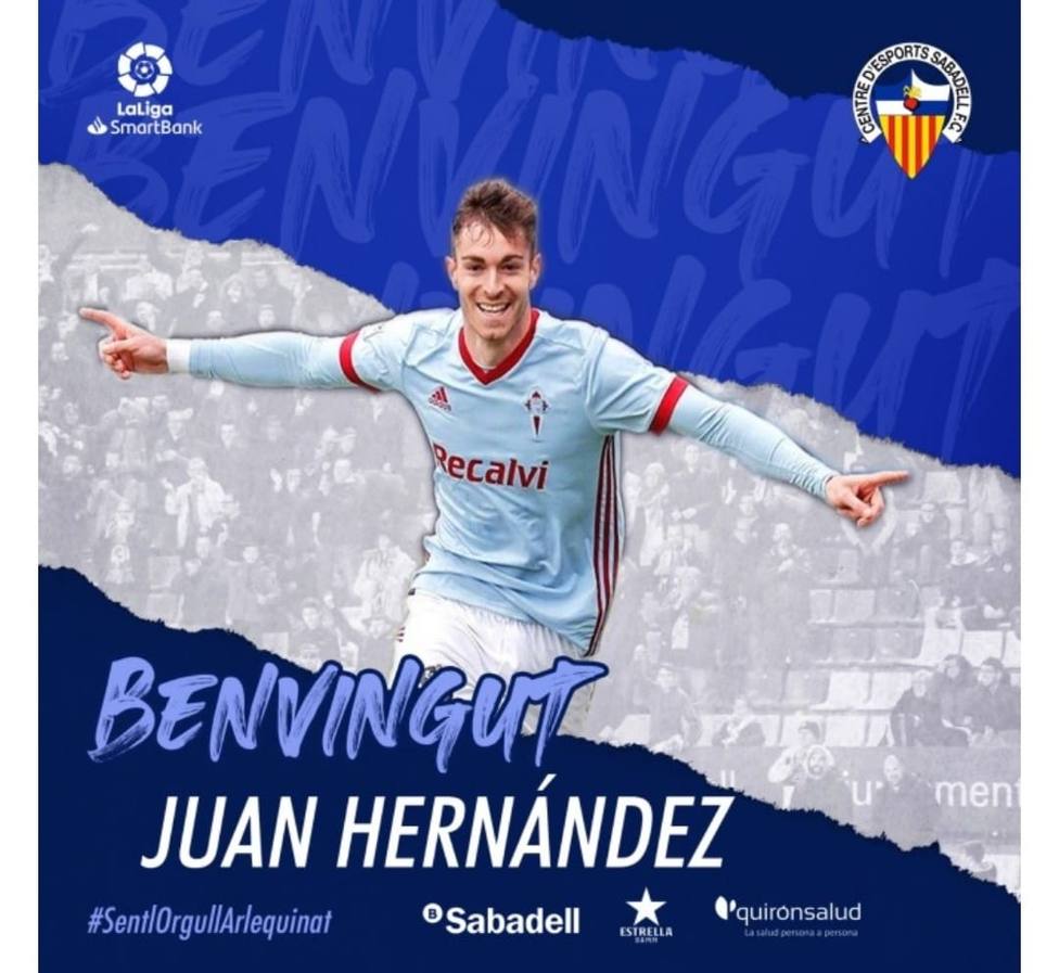Juan Hernández renueva con el Celta y es cedido al Sabadell