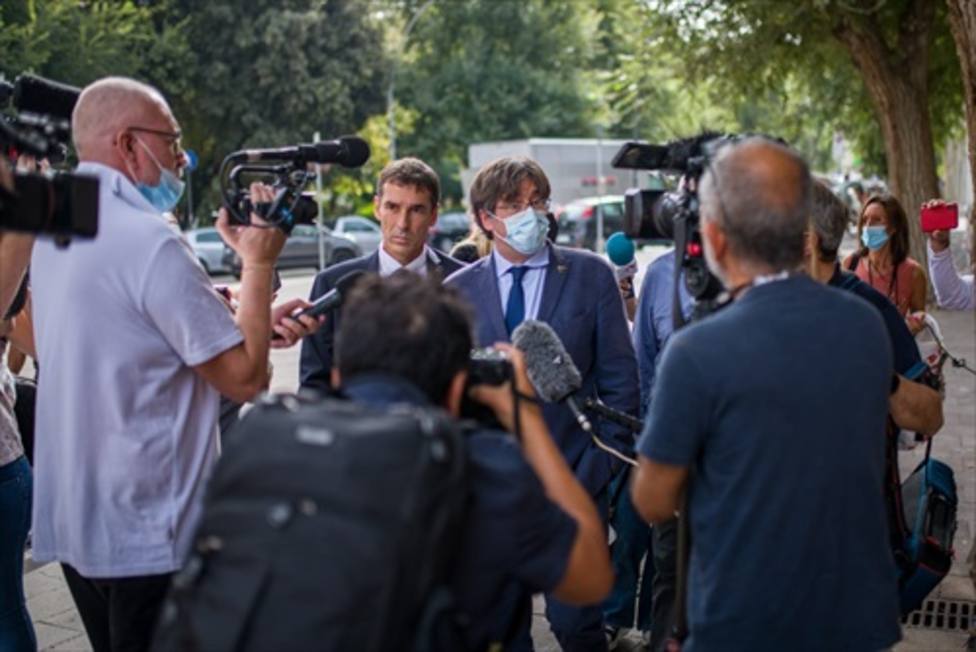 Puigdemont reaparece por primera vez tras salir de la cárcel en Cerdeña (Italia)