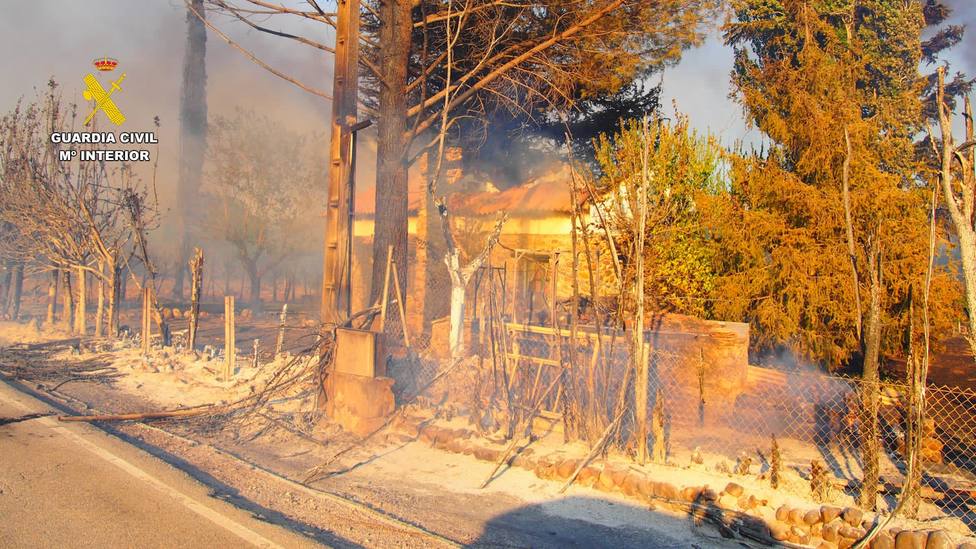El incendio de Valdepeñas de la Sierra ya tiene presunto responsable