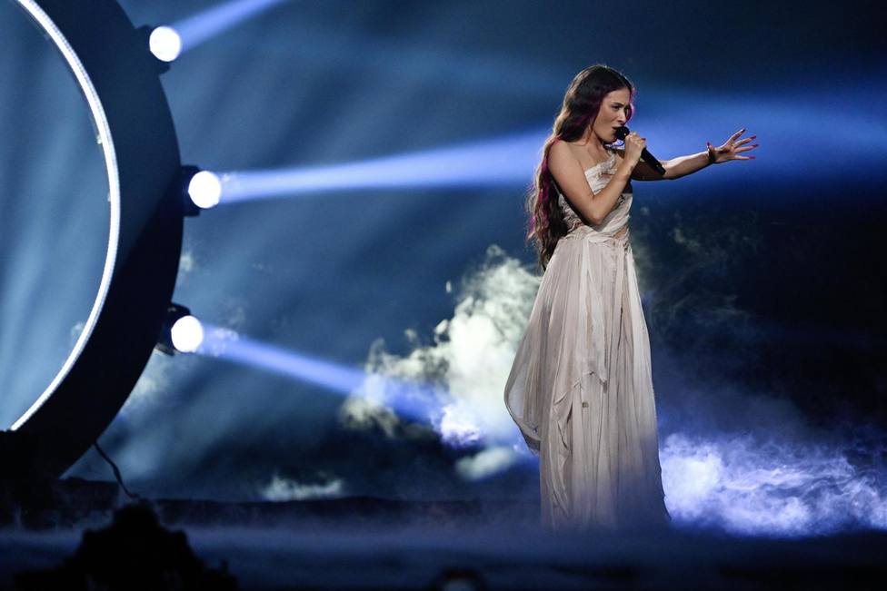 Eden Golan, durante su actuación en Eurovisión