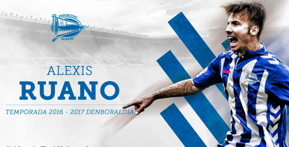 El Alavés incorpora al defensa Alexis Ruano para las dos próximas temporadas (@Alaves)