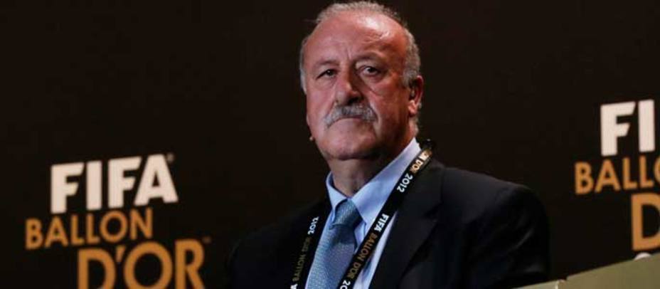 Vicente del Bosque, en la gala del Balón de Oro (Reuters)
