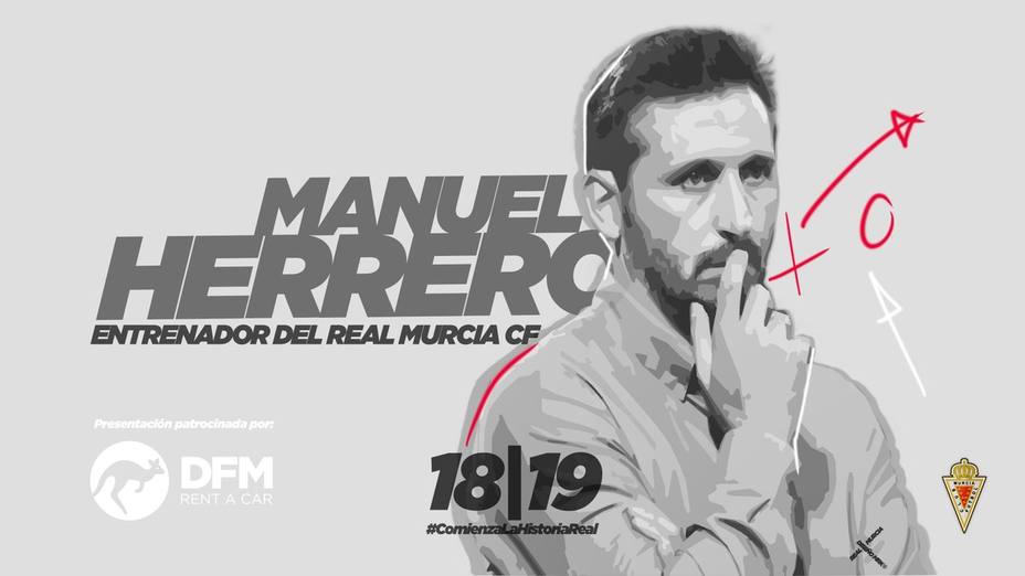 El jienense Manolo Herrero será el técnico del Real Murcia 2018/2019