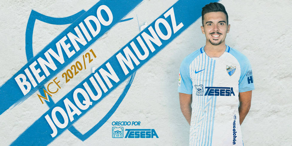 Joaquín Muñoz, de 21 años regresa a la entidad malaguista en calidad de cedido.