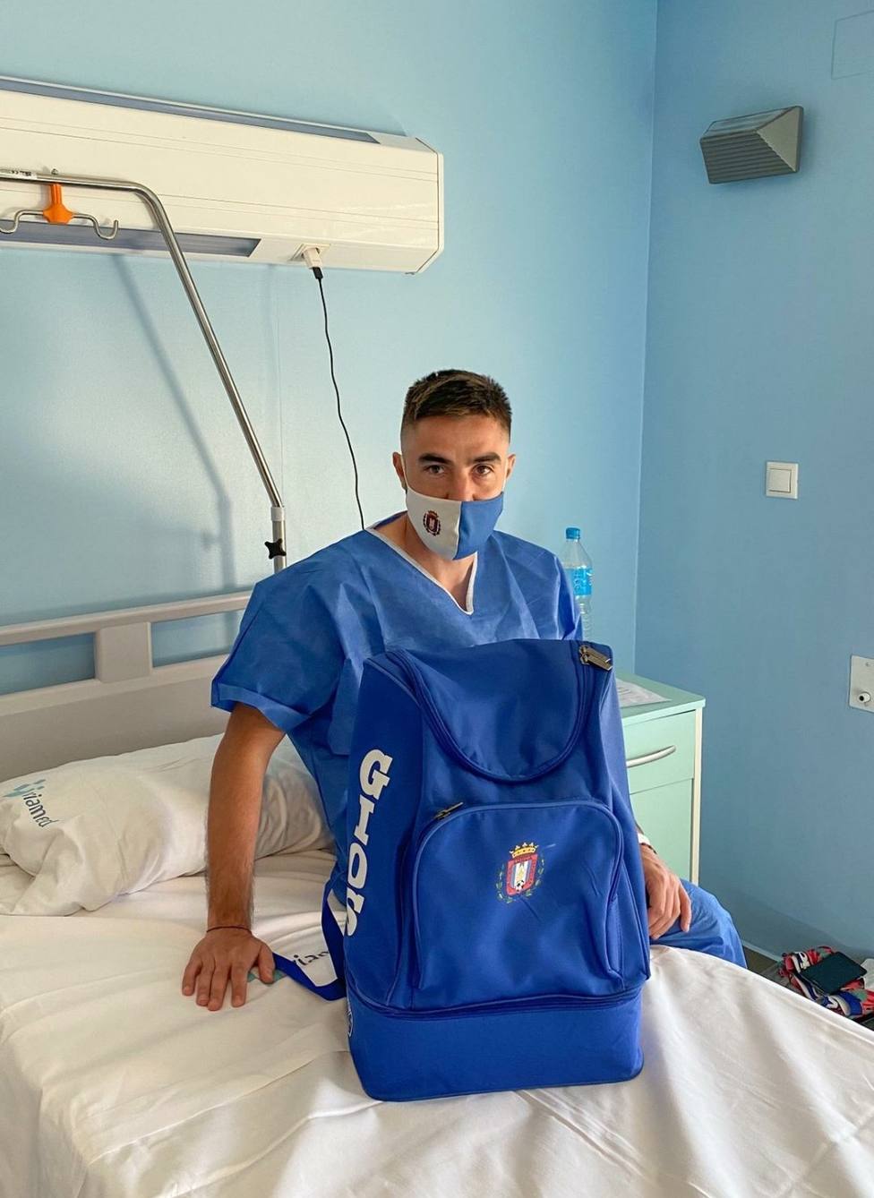 Matías Nizzo, jugador del CF Lorca Deportiva, operado con éxito de la rotura del tendón de Aquiles