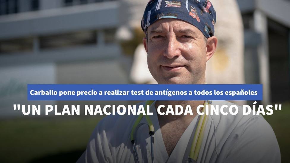 El doctor César Carballo pone precio en La Sexta Noche a realizar test de antígenos a todos los españoles