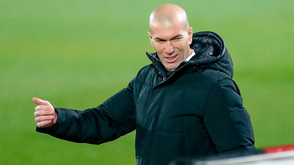 Zinedine Zidane, entrenador del Real Madrid. CORDONPRESS