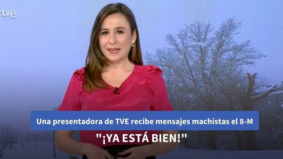Silva Laplana, presentadora del tiempo en TVE, denuncia un mensaje machista en pleno 8-M: ¡Ya está bien
