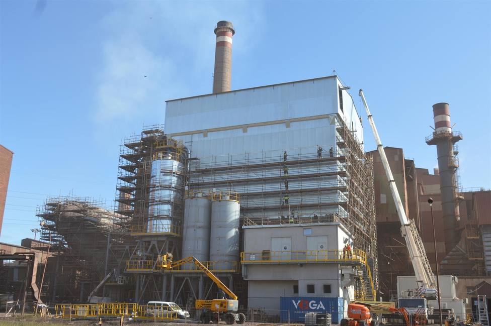 Instalaciones de Arcelor Mittal en Veriña (Gijón)