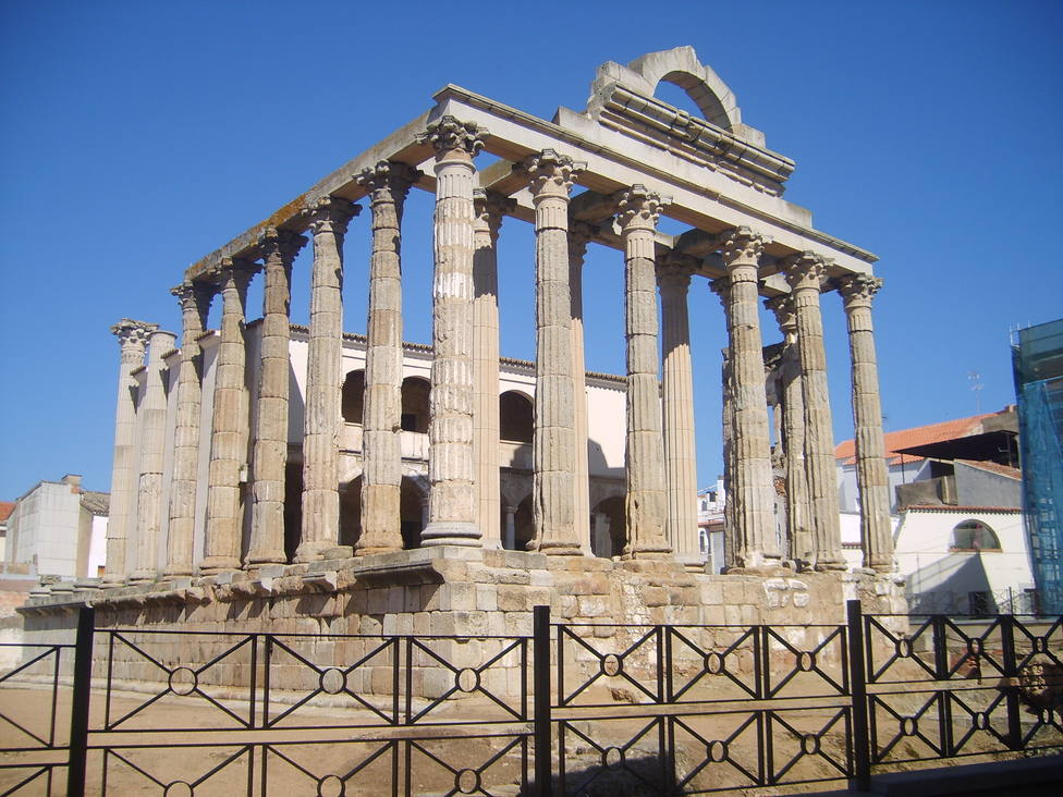 Templo de Diana (Mérida). Turismo de Extremadura
