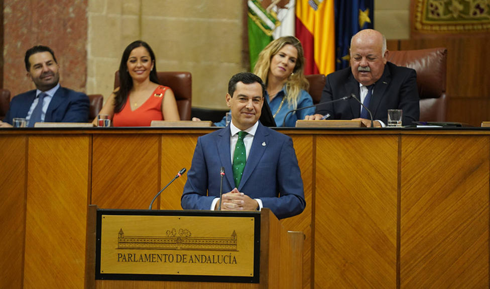 Juanma Moreno, investido presidente: En Andalucía se respira un clima de serenidad y sensatez