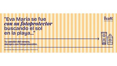 Cartel de la campaña de fotoprotección 2024 del Colegio de Farmacéuticos de A Coruña