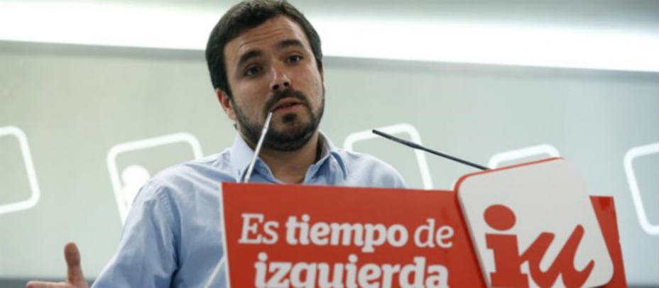 El coordinador federal de Izquierda Unida, Alberto Garzón. EFE