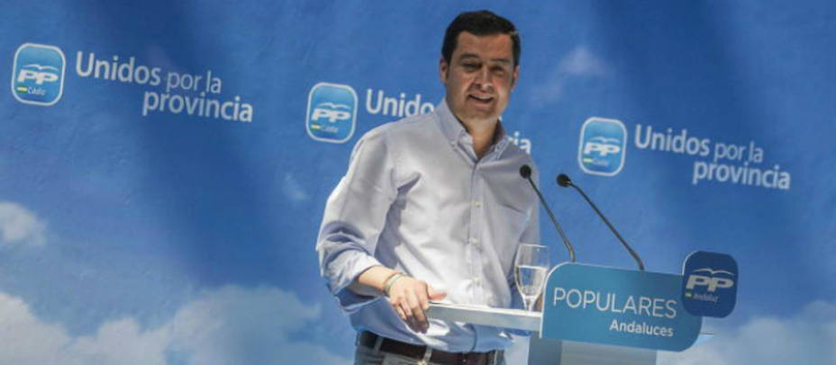 El candidato del PP a la Junta andaluza, Juanma Moreno Bonilla. EFE