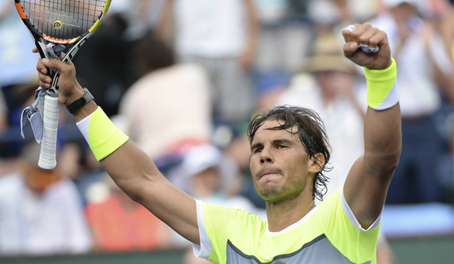 Rafa Nadal, tras ganar al estadounidense Donald Young (Reuters)