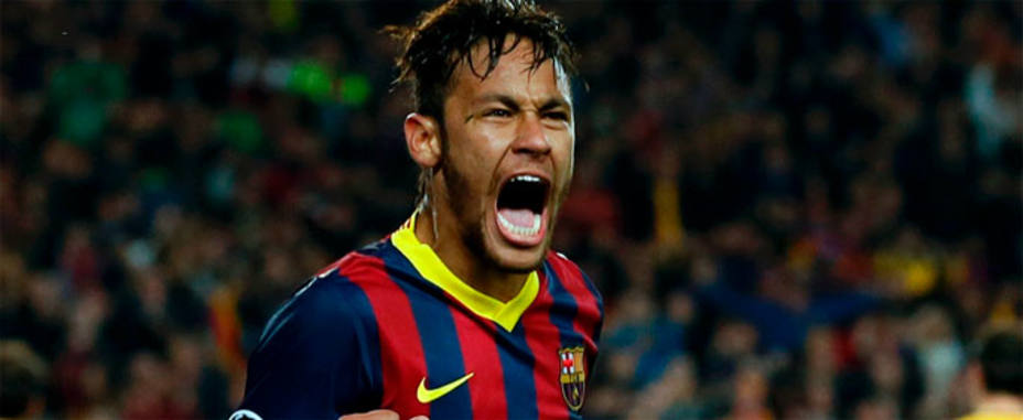Neymar, durante el partido ante el Dortmund. REUTERS