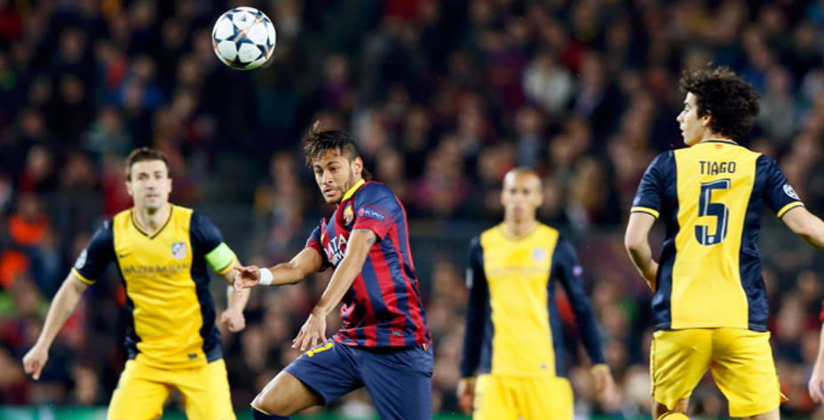 Barcelona y Atlético se enfrentaron en el Camp Nou este martes. Reuters.