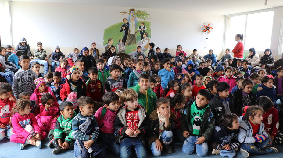 El centro de menores refugiados en Sidón, al de Líbano