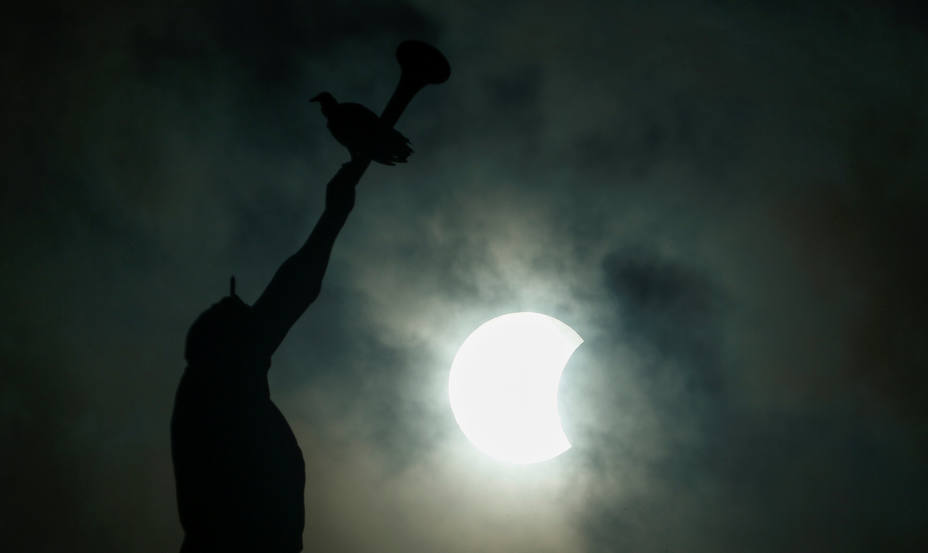 El eclipse en Brasil. Reuters