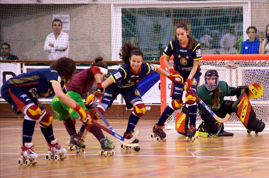 La selección española femenina de hockey patines se proclama campeona de Europa