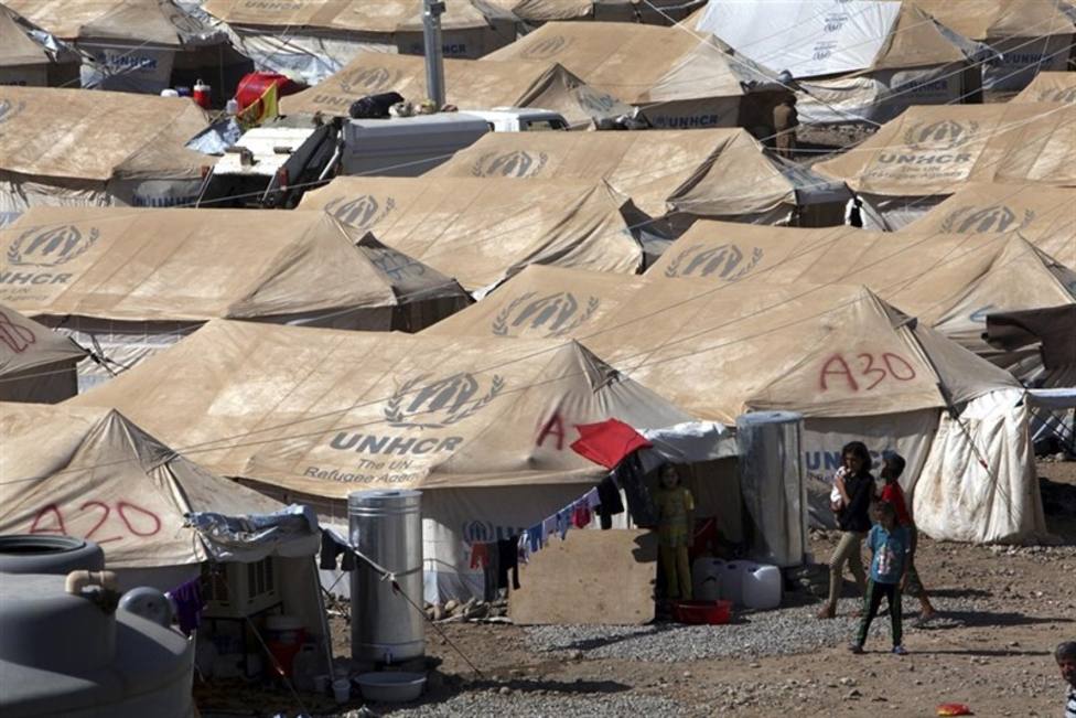 Campo de refugiados sirios