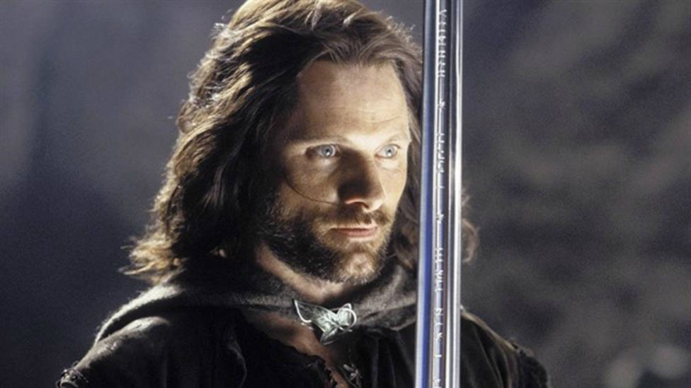 Viggo Mortensen en el papel de Arargo en El Señor de los Anillos