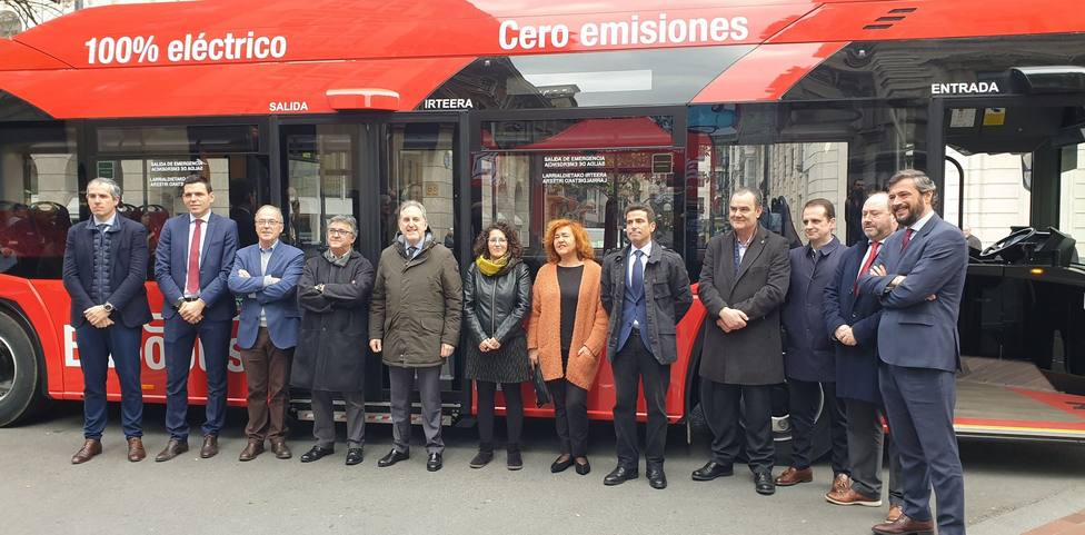 Presentación de autobuses eléctricos en Bilbao