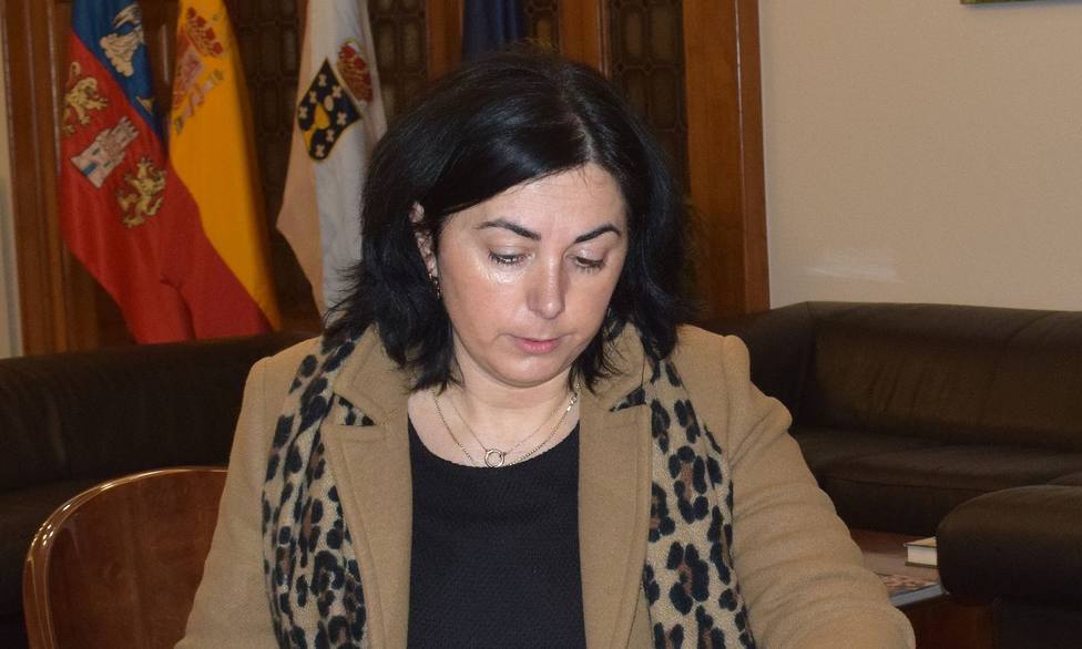 La alcaldesa de Mondoñedo, Elena Candia