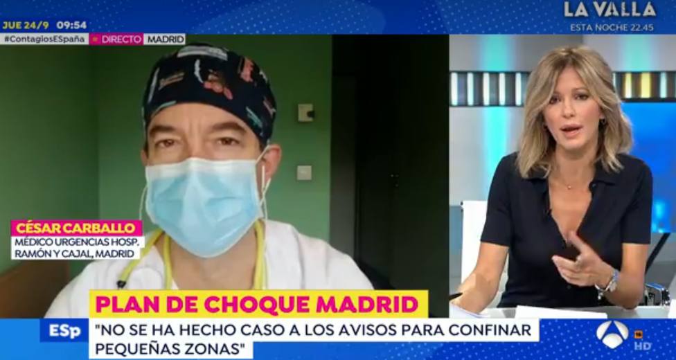 La dura advertencia de un médico de urgencias en Madrid: Va a ser mucho peor