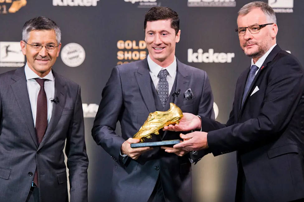 Lewandowski tras recibir la Bota de Oro: Compito conmigo mismo, no con Messi y Cristiano