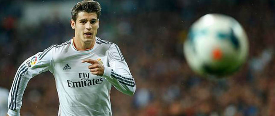 Morata, durante su etapa como jugador del Real Madrid (EFE/ABC)