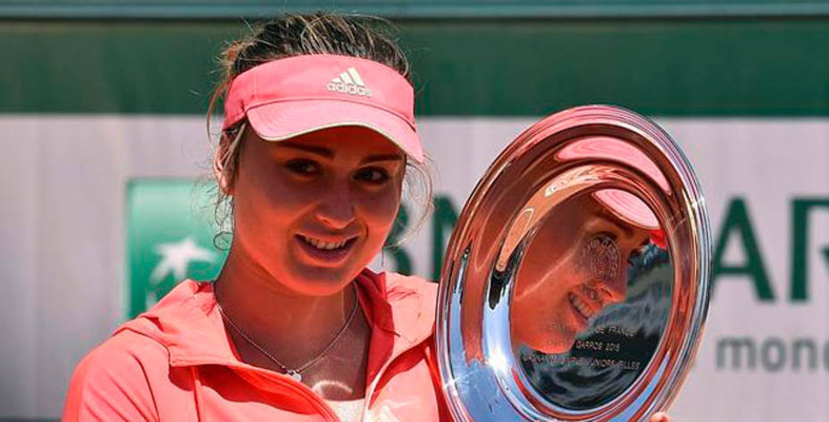 Paula Badosa es la vigente campeona junior de Roland Garros. Reuters.