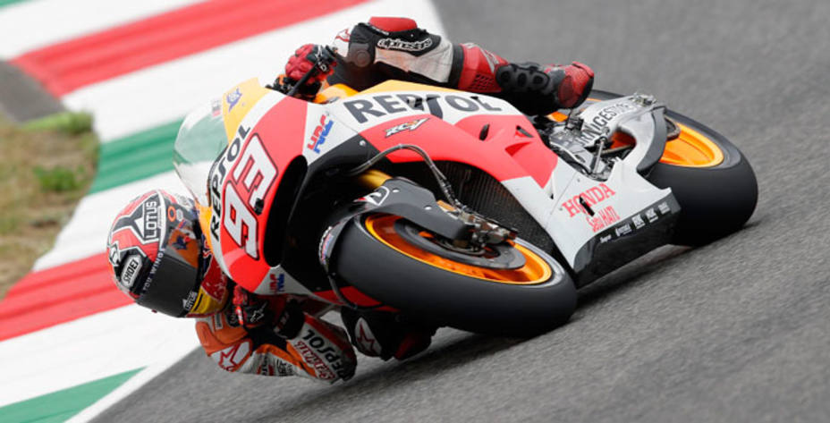 Marc Márquez lideró los libres de MotoGP en Mugello. Reuters.
