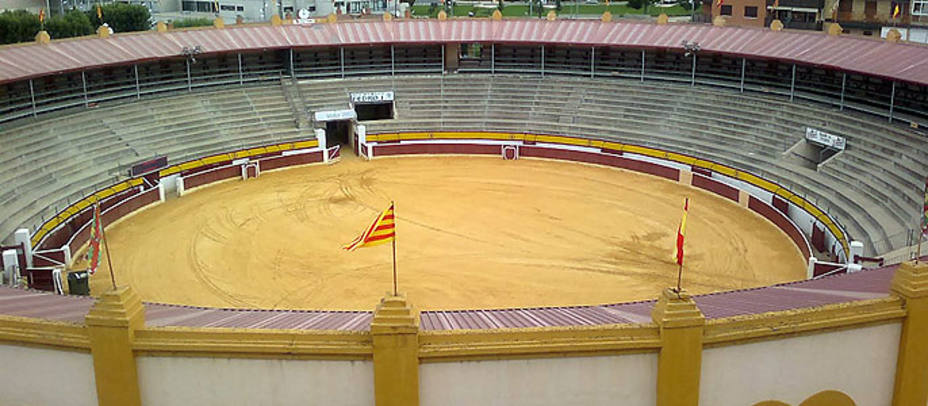 La plaza de toros de Huesca será escenario en agosto de la Feria de San Lorenzo. ARCHIVO
