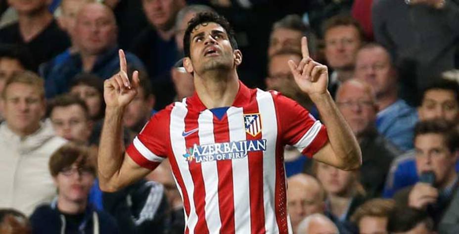 Costa celebra su gol contra el Chelsea. (Reuters)