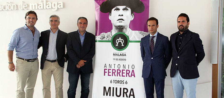 Acto de presentación de la encerrona de Antonio Ferrera en La Malagueta. MALAGA.ES