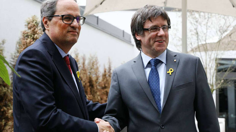 Quim Torra: “Rajoy, por favor, ponga la hora y el lugar para reunirnos”