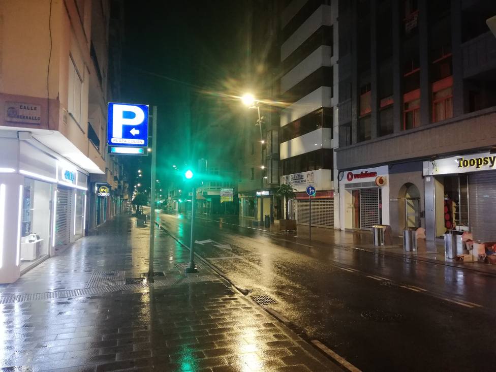 El temporal se salda en Lorca con un derrumbe y zonas anegadas pero sin daños personales
