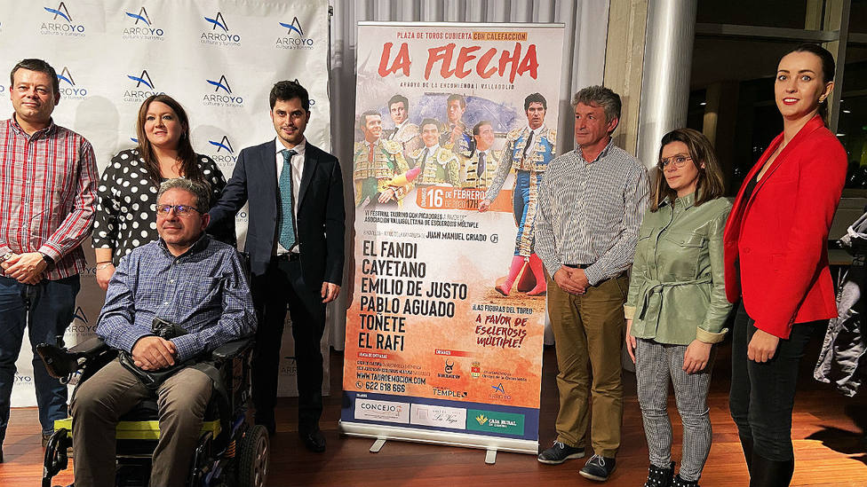 Presentación del festival que acogerá el coso de La Flecha en Arroyo de la Encomienda (Valladolid)