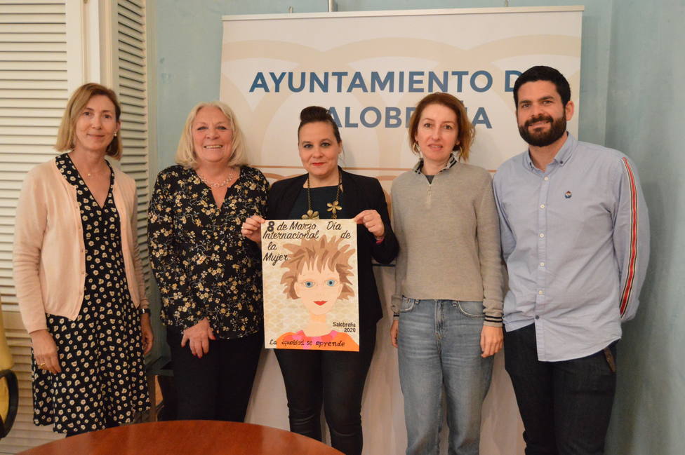 Ganadores del concurso de carteles para el 8 de marzo en Salobreña